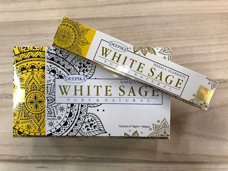 Incienso White Sage salvia blanca Deepika